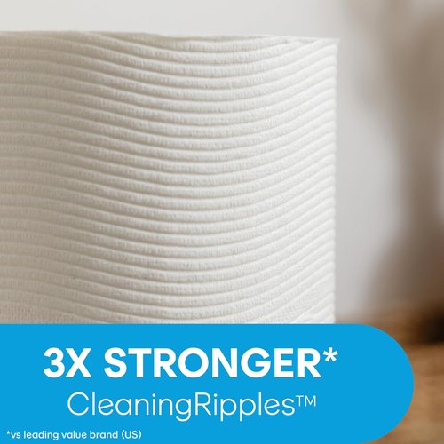 Cottonelle Ultra Clean Toilet Paper - Active Cleaning Ripples Texture, 24 Mega Rolls (132 Regular Rolls)