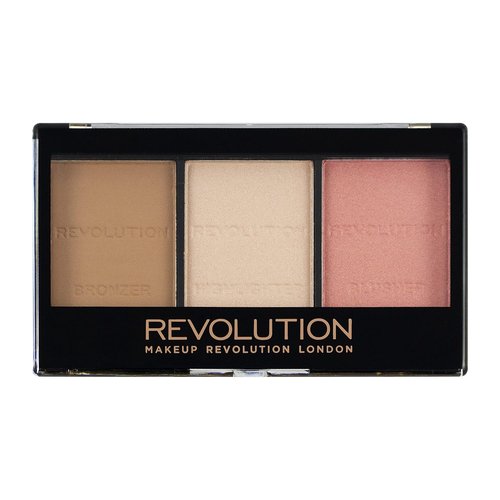 Makeup Revolution Ultra Sculpt & Contour Kit - Define Your Features, Vegan & Cruelty-Free, Ultra Fair C01, 3.6g