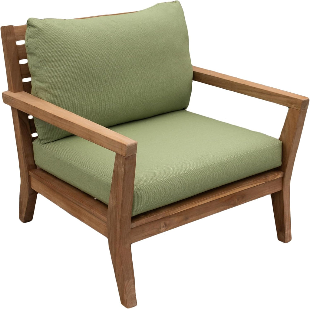 Tommy Bahama Outdoor Lounge Chair Cushion Set - Sunbrella® Fabric, Bamboo Bay Pear Color