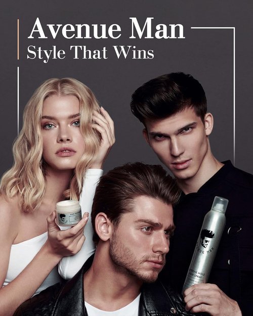 Avenue Man Extreme Hold Hairspray - Paraben-Free Hair Spray with Natural Extracts | 9.0 oz for Extra Firm Hold