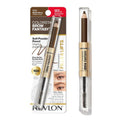 Revlon ColorStay Brow Fantasy - All-In-One Eyebrow Powder Pencil & Shaping Gel | 16HR Smudge-Proof, Medium Brown
