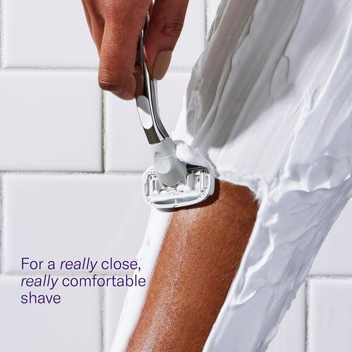 Flamingo Women's Razor Blade Refill Cartridges - 10 Count | 5-Blade Shaving System for Smooth Skin