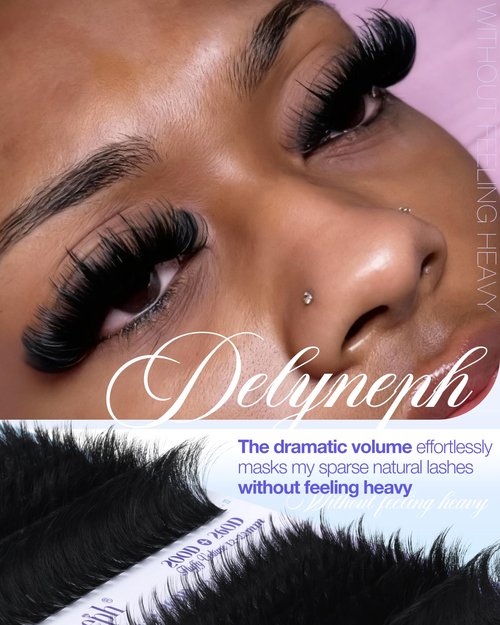 Fluffy Lash Clusters with Spikes 200D+260D Manga Volume Eyelash Clusters 12-22mm Long Cluster Eyelash Extensions D Curl Cluster Lashes Wispy Individual Lashes Clusters by Delyneph