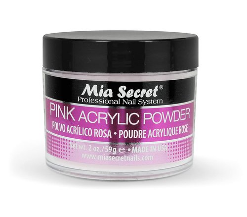 Mia Secret Pink Acrylic Powder - Professional Nail System for Stunning Manicures | 2 OZ