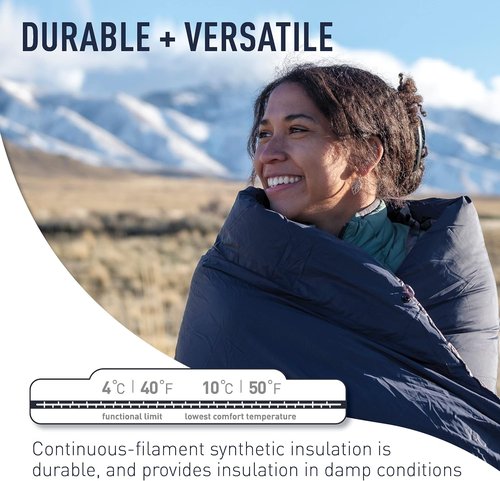 Sea to Summit Glow 50-Degree Camping Quilt - Lightweight, Compact, and Versatile Design