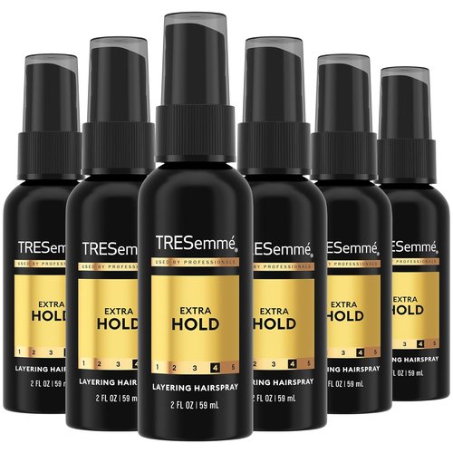 TRESemmé Extra Hold Travel Hairspray - Non-Aerosol, Anti-Humidity & Anti-Frizz | 6-Pack, 2 Oz Each