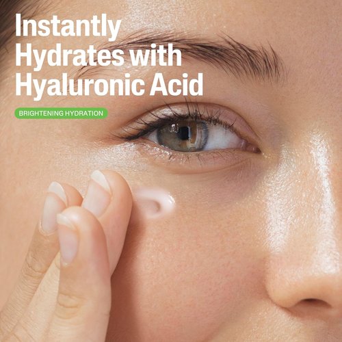 Cetaphil Hydrating Eye Gel-Cream - Brightens & Smooths Under Eyes with Hyaluronic Acid | 0.5 Fl Oz