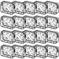 Kacctyen 20 Pcs Soccer Clear Makeup Gift Goodie Bags Bulk for Women Football Team Girls PVC Waterproof Cosmetic Bag for Soccer Accessories Mom Party Favors Supplies