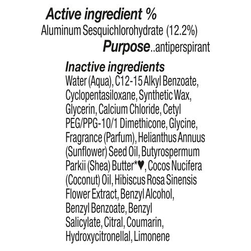 SheaMoisture Antiperspirant Deodorant Stick Fresh Coconut & Hibiscus 2 Count for 48HR Sweat & Odor Protection with No Parabens & No Mineral Oil 2.6 oz