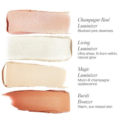RMS Beauty Lip2Cheek Glow Quad - Multi-Use Blush & Lip Color Palette with 4 Radiant Shades, 0.42 oz