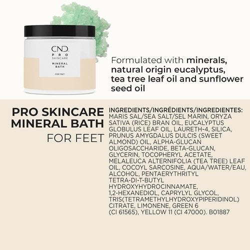 CND Pro Skincare | Exfoliating Sea Salt Scrub for Feet - Advanced Callus Remover & Intense Hydration | Vegan Formula