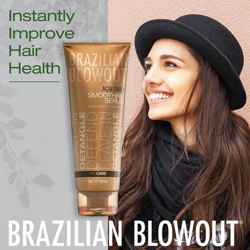 BRAZILIAN BLOWOUT Acai Daily Smoothing Serum - Frizz Control & Shine | 8 oz