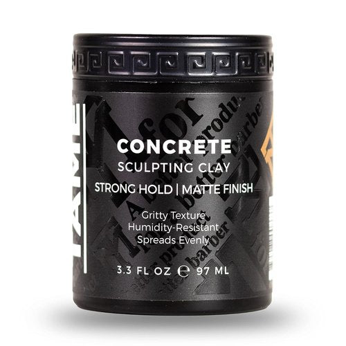 Mane Tame Concrete Sculpting Clay - 3.3oz | Strong Hold for Effortless Styling