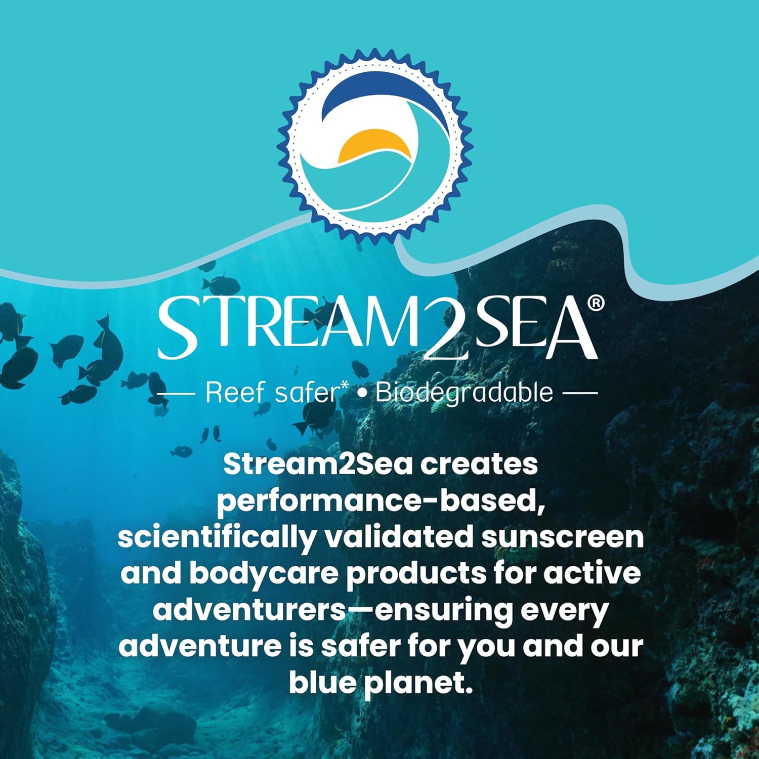 Stream2Sea Leave-In Hair Conditioner - Detangles & Replenishes Moisture | Natural, Sulfate-Free, UV Protection