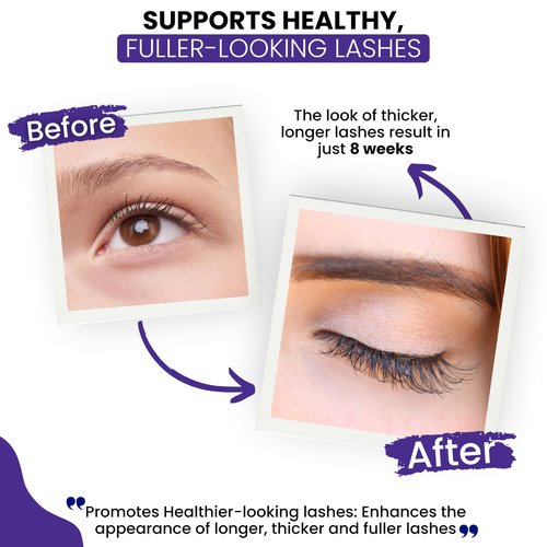 RapidLash Eyelash Enhancing Serum with HEXATEIN 1 Complex – Lash Serum for Eyelashes Conditioning & Hydrating – Longer-Looking, Fuller and Thicker Appearing Lashes – 3 mL / 0.1 fl oz