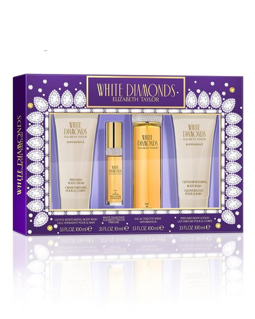 Elizabeth Taylor White Diamonds Women's Fragrance Gift Set - 4 Pieces, 3.3 fl. oz