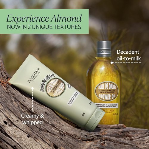 L’Occitane Almond Delicious Shower Gel - Gentle Body Wash for Radiant, Smooth Skin | Vegan & Moisturizing