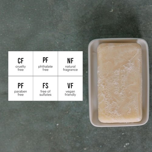 Public Goods Bar Soap 3-Pack | Natural Hand & Body Soap for Sensitive Skin | Vegan & Non-Toxic | 5 Oz Each