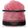 SPMKTBOZAI African Net Sponge Authentic, Loofah Exfoliating Body Scrubber Bath Sponge, African Exfoliating Net Sponge Back Scrubber Washcloth for Shower, Body Care Bathing Accessories (Pink)