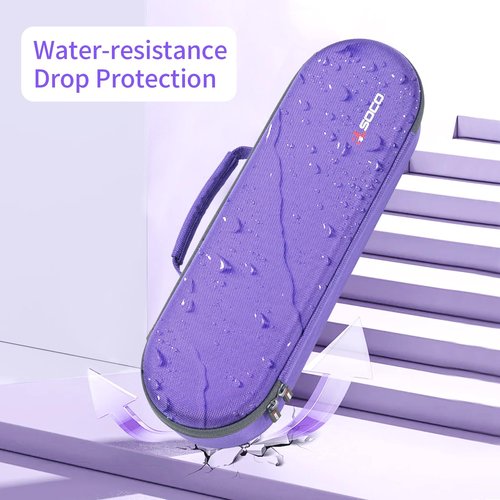 RLSOCO Travel Case for Dyson Airstrait Straightener/Corrale Hair Straightener | Compact Design with YKK Zipper & Scratch Protection (Purple)