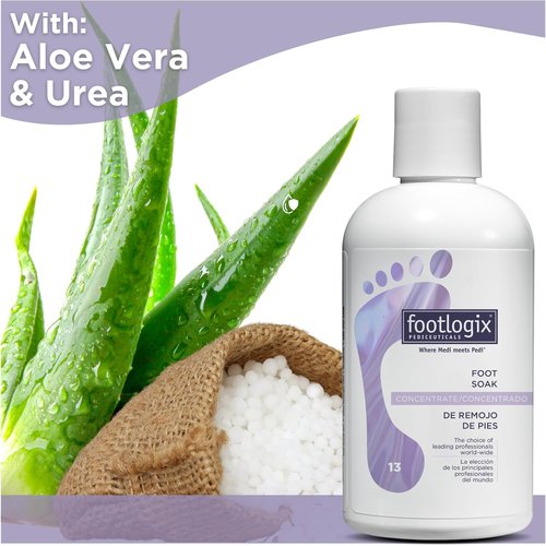 FOOTLOGIX Foot Soak Concentrate - Gentle Cleansing Formula for Softening Dry Feet | 8.45 oz