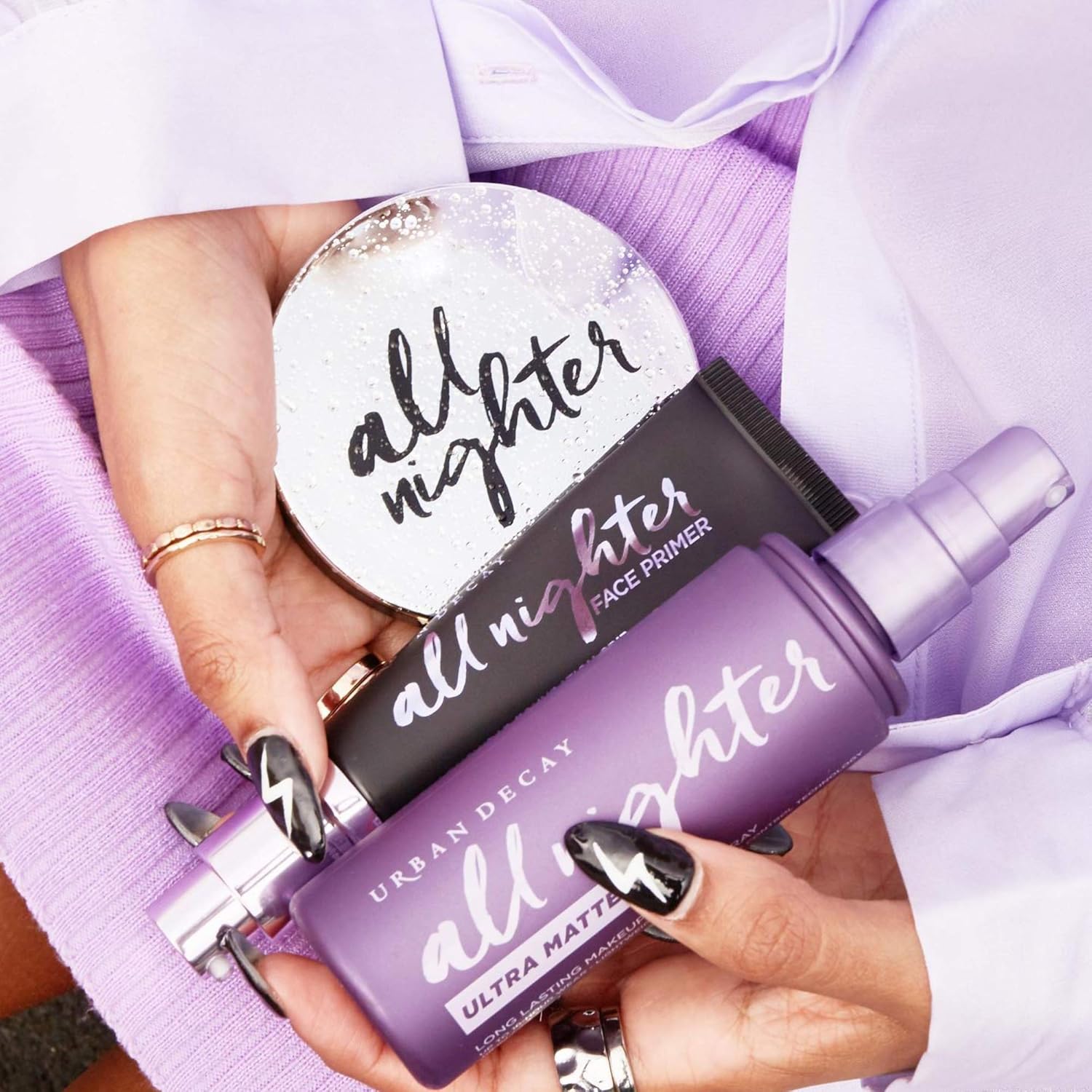 Urban Decay All Nighter Face Primer - Smoothing & Hydrating Makeup Base for All Skin Types, Paraben-Free & Vegan