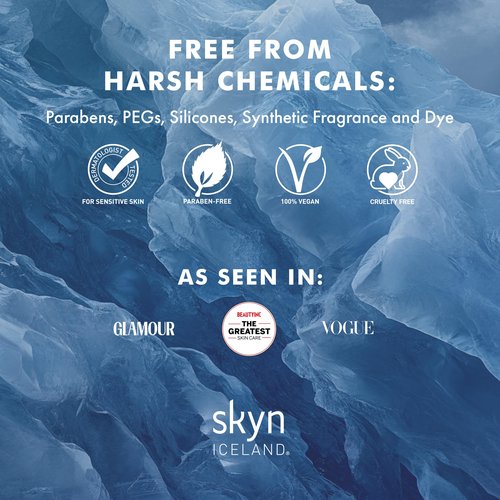 Skyn ICELAND Hydro Cool Firming Smile Line Patches, 10 Minute Smoothing Treatment with Peptides and Hyaluronic Acid, All Skin Types, 4 Pairs