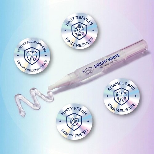 Venus Visage Teeth Whitening Pen - Award-Winning Formula for Low Sensitivity - 20+ Uses, Mint (2 Pack)