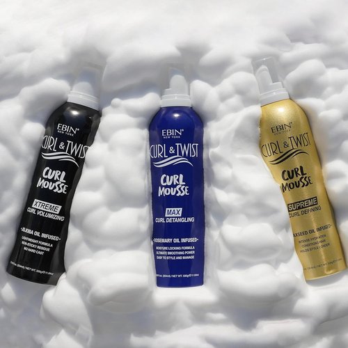 Curl & Twist Supreme Curl Detangling Mousse - Moisture-Rich Formula with Rosemary & Olive Oil | 12.49 fl oz