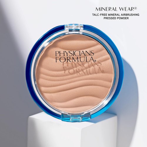 Physicians Formula Mineral Wear Pressed Powder - Talc-Free Full Coverage for Sensitive Skin | Translucent