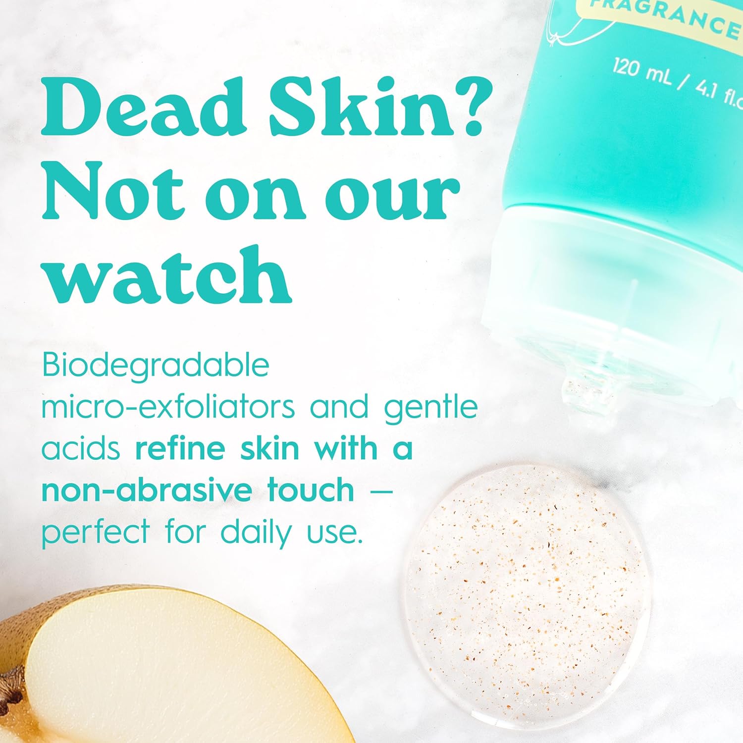 Tree To Tub Exfoliating Face Wash - Gentle Salicylic Acid Facial Scrub for Glowing Skin - Non-Irritating for All Skin Types