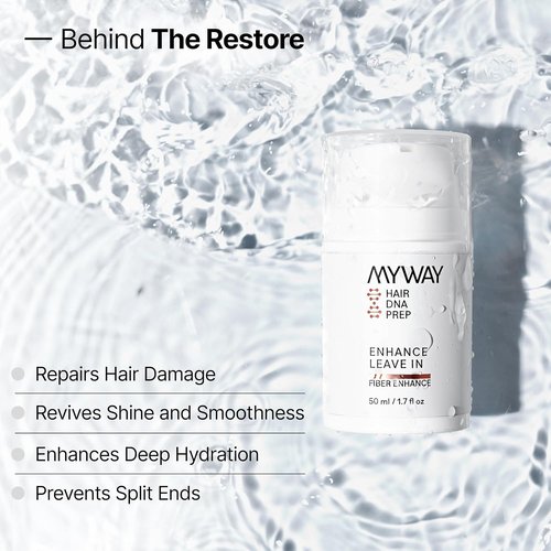 My Way Hair DNA Leave-In Conditioner - Deeply Nourishing Damage Reversal & Shine Revival | 1.7 oz