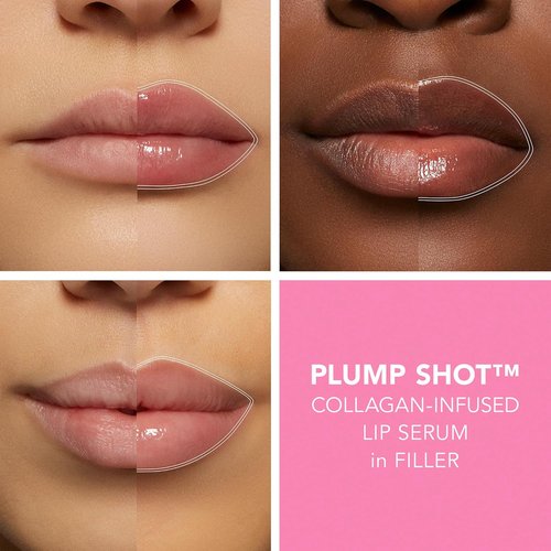 Buxom Plump Shot Lip Serum - Peptide-Infused Gloss with Hyaluronic Acid & Avocado Oil | 0.15 oz