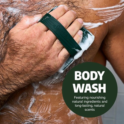 Dr. Squatch Natural Men's Body Wash - Nourishing & Moisturizing Shower Gel | Birchwood Breeze + Rainforest Rapids (14 oz, 2-Pack)