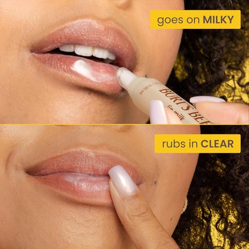 Burt’s Bees Lip Milk - Toasted Coconut Daily Lip Moisturizer | Vitamin-Enriched Hydrating Balm, 0.34 Fl Oz