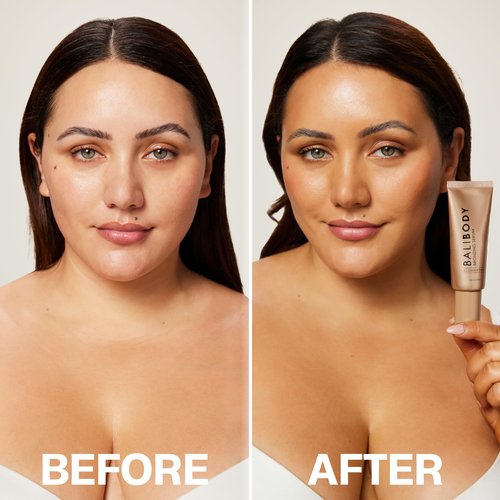 Bali Body Bronzing Serum | Hydrating with Hyaluronic Acid & Vitamin E | Anti-Aging Skin Bronzing Serum for Face | Lightweight, Non-Greasy, Buildable Skin Tint | Cruelty-Free (30 ml / 1.01 fl oz)