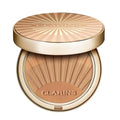 Clarins Bronzing Powder - Buildable Luminous Matte Finish | 3-in-1 Bronzer, Contour & Highlighter | Natural Sun-Kissed Glow | 0.4 Ounces