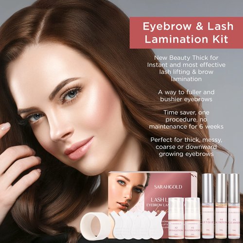 Lash Lift and Brow Lamination Kit: Professional At-Home Lash Lift & Brow Laminate Set, Long-Lasting Curl & Shape, Complete DIY Kit for Salon-Like Results