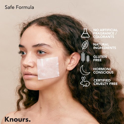 Knours Plump Pad | Natural Plant | Smooth Lines, Firming, Elasticity | Collagen Support | 2-in-1 Toner Pad + Face Mask | Holy Basil | Power Elasticity-Boosting | All Skin | 110 Count | 185ml/6.25oz