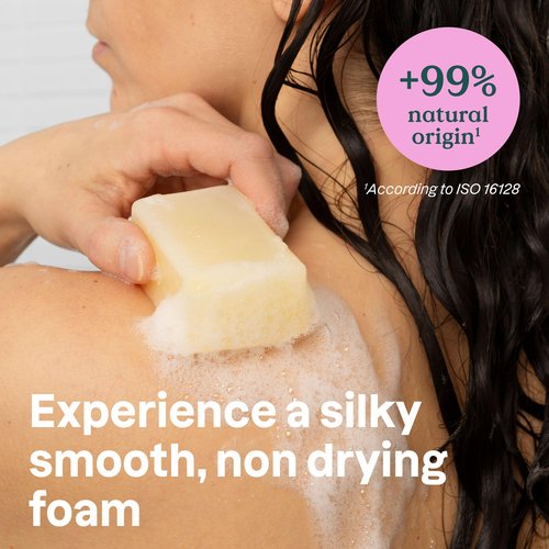ATTITUDE Body Soap Bar, Natural Origin, Protects and Softens Dry Skin, Watercress, Indian Cress & Olive Oil, EWG Verified & Vegan, Coconut & Wild Berries, 4 Oz (Pack of 6)