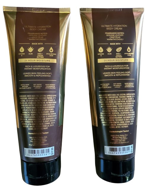 Bath & Body Works Men's Honorable Ultimate Hydration Body Cream 8 Ounces Pack of 2