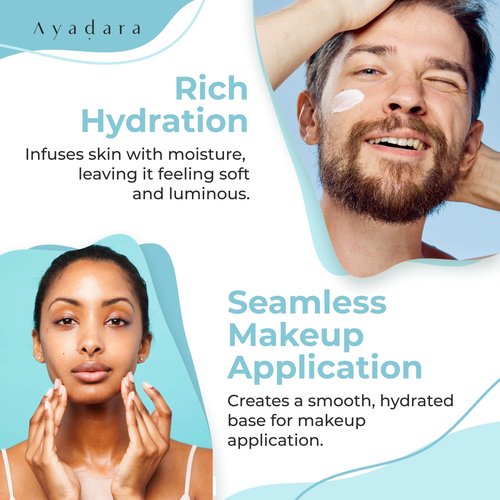 Ayadara Acne Facial Moisturizer, 2 fl oz, Advanced Oil Control Face Moisturizer for Oily Skin, Hydrating Acne Cream & Anti Acne Moisturizer for Face, Powerful Skin Care Regimen for Men & Women