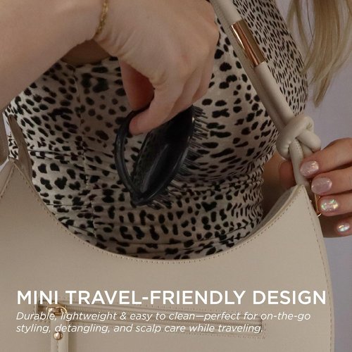 Denman Detangle Hair Brush - Curly Hair & Scalp Massager D6 for Effortless Hair Straightening