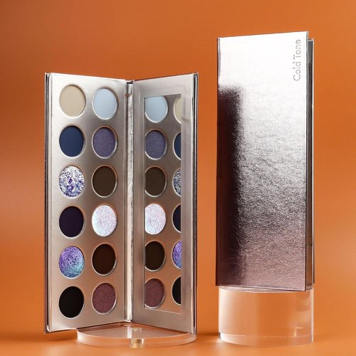 Skiennix Professional 12 Color Eyeshadow Palette - Multichrome & Matte Shades, Long-Lasting, Vegan