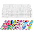 Mini Nail Files, Colorful Emery Boards for Nails Double Sided 180 Grit Emory, Gifts Bulk Fingernails Manicure Tools Shaping Buffing Smoothing Filers Cute 3.5” (100 Pcs Colorful 180 Grit 3.6 in)