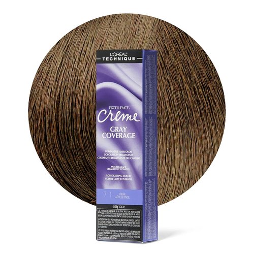 L'Oréal Technique Excellence Crème Hair Color - Long-Lasting, No-Drip Formula for Superb Gray Coverage