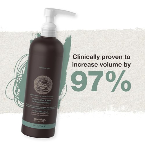 Tweak’d By Nature - Rise & Shine Volumizing Conditioner for Fine Hair | Paraben & Sulfate Free, 33.8 oz