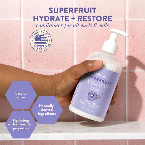 Skiennix Kids Curly Hair Conditioner - Ultra-Hydrating & Nourishing Detangler | 12 Fl Oz