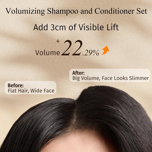 Dear Irean Shampoo and Conditioner Set, Sulfate Free Anti Dandruff Oil Control Repair Shampoo and Conditioner with Argan Oil for Women, Hair Gloss Treatment for Oily, Dry, Damaged & Curly Hair, 27 Oz