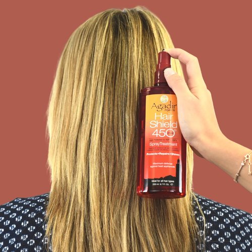 AGADIR Hair Shield 450 Spray Treatment - Protects Hair From Heat Damage | 6.7 Fl Oz